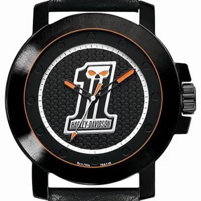 Harley Davidson 78A110 Herrenuhr mit Lederband