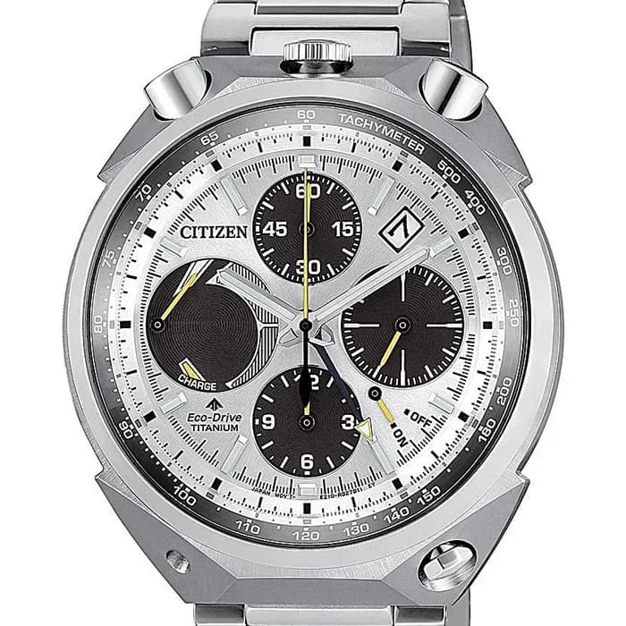 Citizen AV0080-88A SUPERTITANIUM CRONO Bull Head Herrenuhr ED