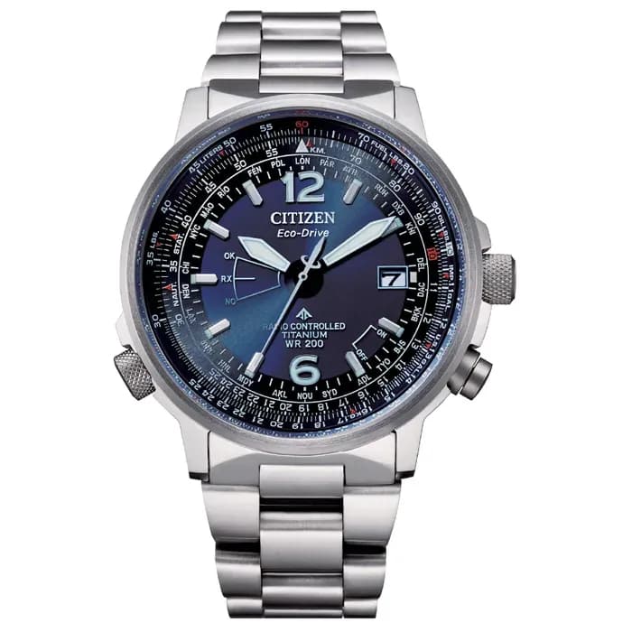 Citizen CB0230-81L Funkuhr PILOT Super Titanium