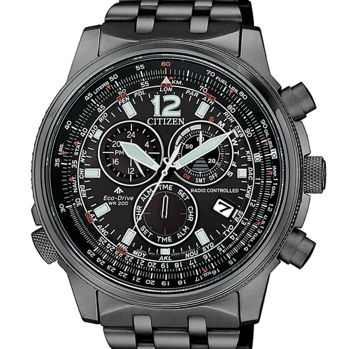 Citizen CB5867-87H Funkuhr PROMASTER CRONO PILOT Edelstahl