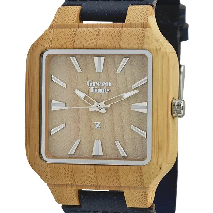 GreenTime ZW018B Herrenuhr aus Holz