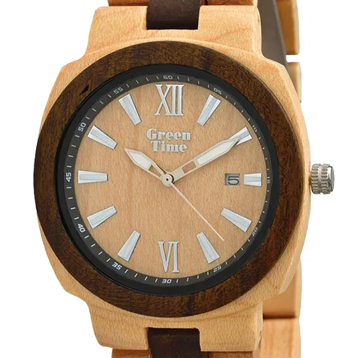 GreenTime ZW048A SQUARE Unisex-uhr aus Holz