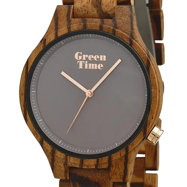 GreenTime ZW061C MINIMAL Damenuhr aus Holz