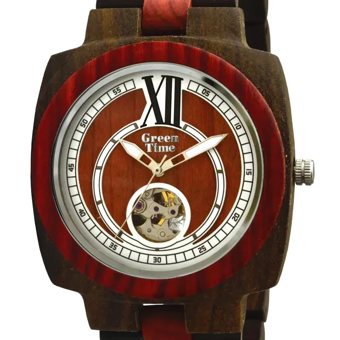GreenTime ZW071B AUTOMATIC PASSION Herrenuhr aus Holz