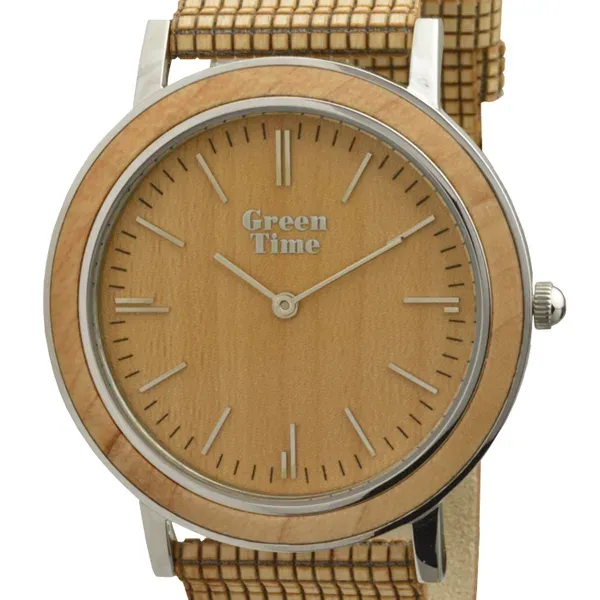GreenTime ZW085D VEGAN Herrenuhr aus Holz