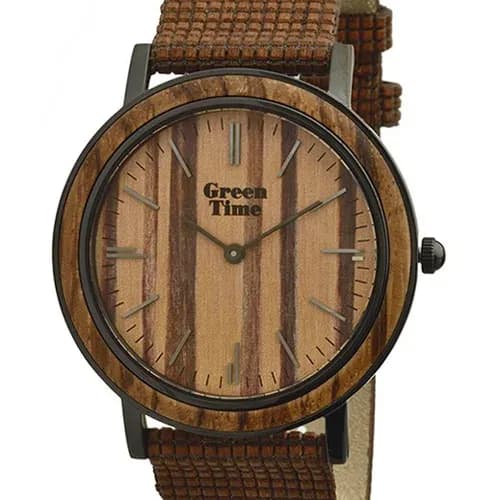 GreenTime ZW085F VEGAN Herrenuhr aus Holz