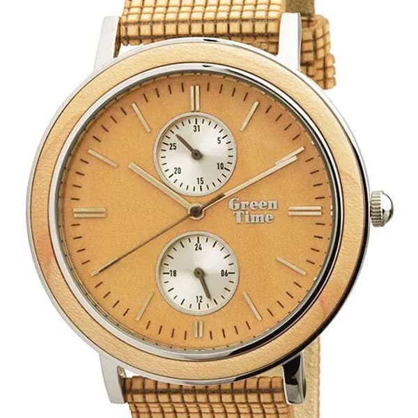 GreenTime ZW086D VEGAN Herrenuhr aus Holz