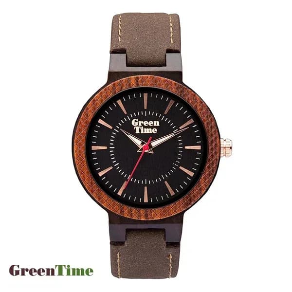 GreenTime ZW111A VEGAN FREETIME FUTURE Herrenuhr aus Holz